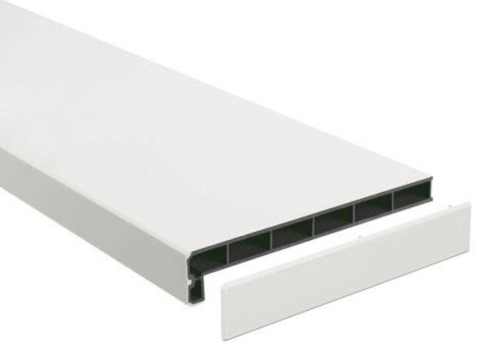 Подоконник MOELLER LD 40 «Белый CLEAN TOUCH», сатин, 150 мм (15 см) — фото 1